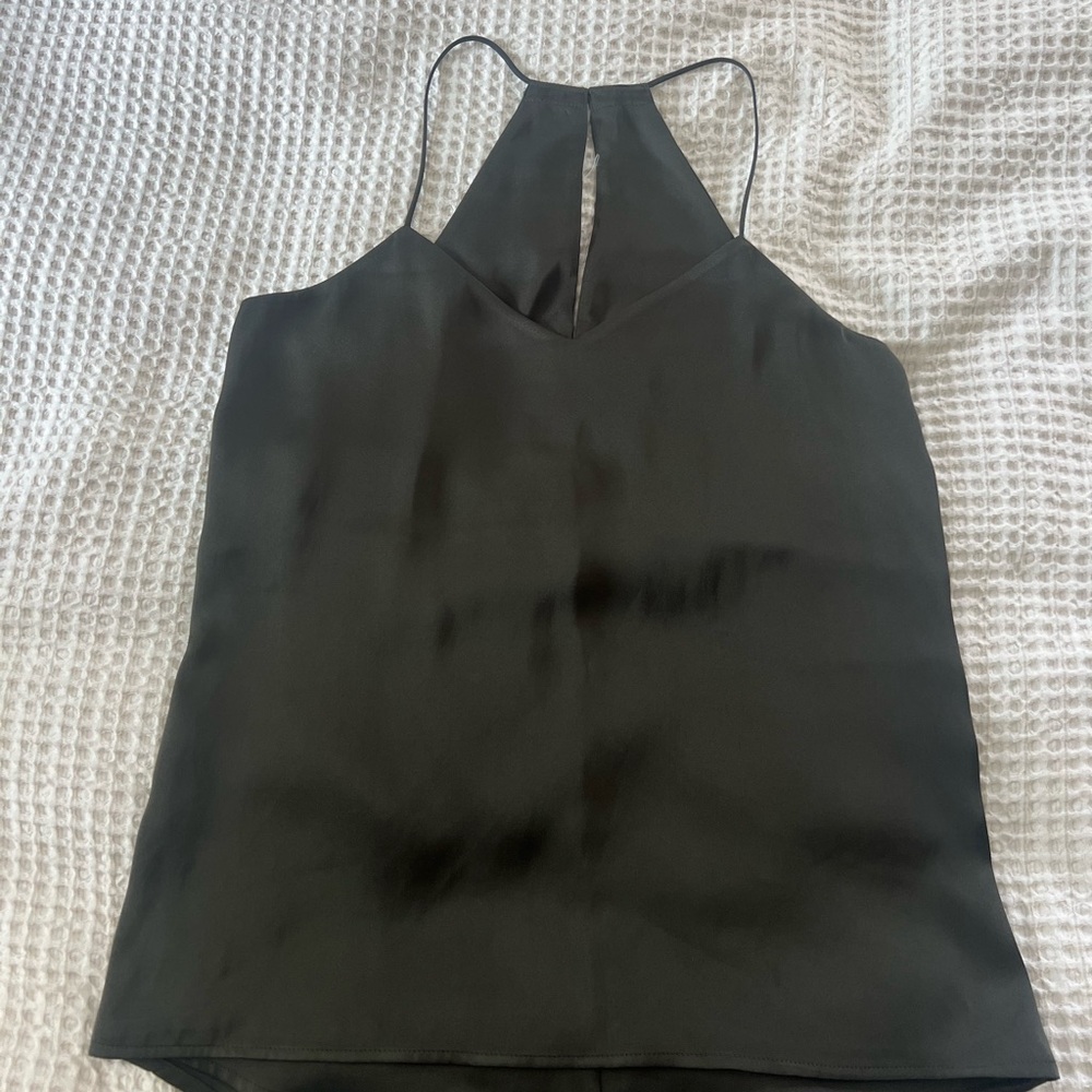 Express olive green tank